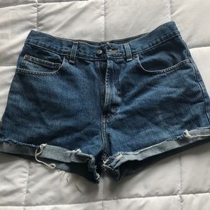 Distressed High waisted Denim Shorts